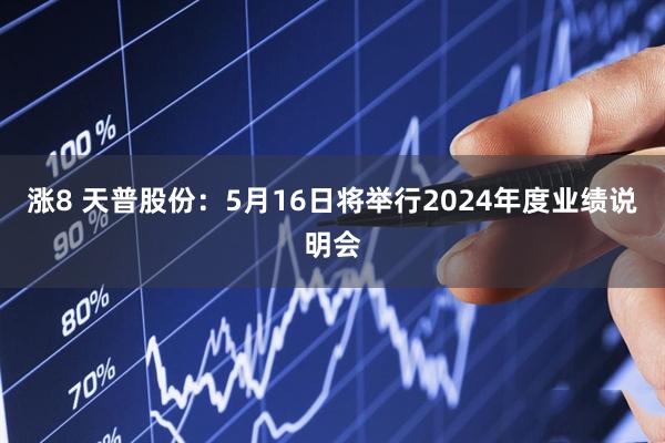 涨8 天普股份：5月16日将举行2024年度业绩说明会