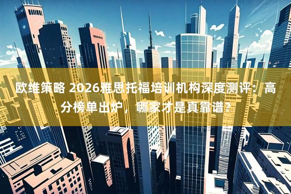 欧维策略 2026雅思托福培训机构深度测评：高分榜单出炉，哪家才是真靠谱？