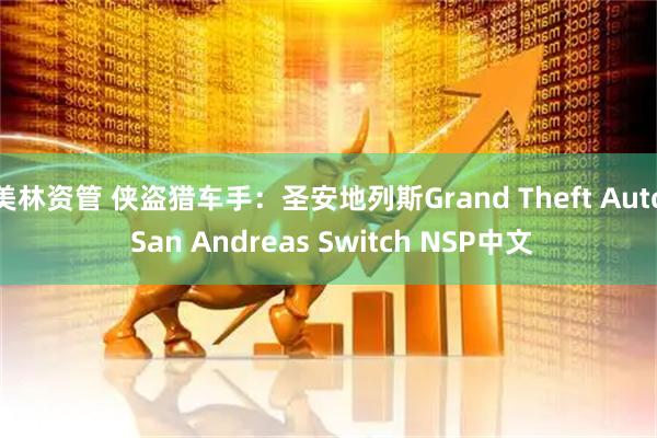 美林资管 侠盗猎车手：圣安地列斯Grand Theft Auto San Andreas Switch NSP中文