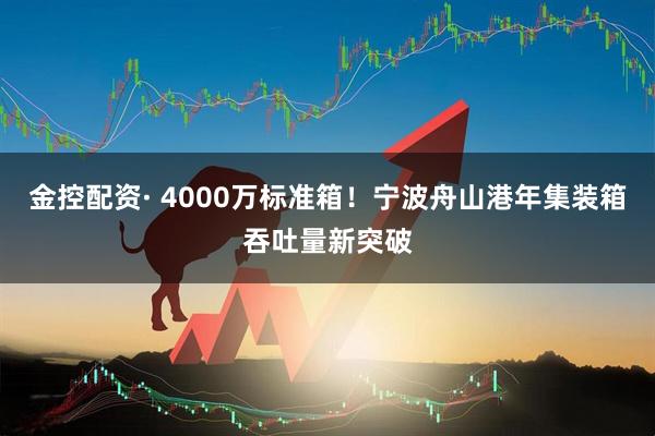 金控配资· 4000万标准箱！宁波舟山港年集装箱吞吐量新突破